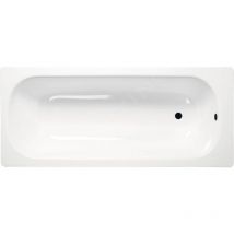 Aqualine - Baignoires - Baignoire en émail 1200x700x390 mm, blanc V120x70