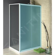 Aqualine - Cabines de douche - Parois latéral Amadeo 800 mm, verre mat brick BTP80