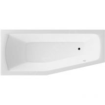 Aqualine - Céramique - Baignoire Opava 1600x700x440 mm, gauche, blanc C1670