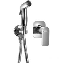 Aqualine Daphne - Unterputz-bidetarmatur, Mit Brause, Mit Einbaukörper, Chrom Dh841-01