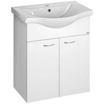 Aqualine - Keramia Fresh - Waschtischunterschrank 61x74x34 Cm, Weiß 50063a