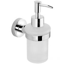 Aqualine - Samba - Distributeur de savon avec support, verre mat/chrome SB119