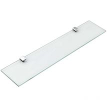 Samba - Ripiano, lunghezza 60 cm, vetro/cromo SB125 - Aqualine