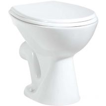 Aqualine - Sanitärkeramik - Stand-wc, Abgang Hinten, Weiß Tp330