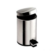 Simple Line - Poubelle 5 l, acier inoxydable poli 27105 - Aqualine