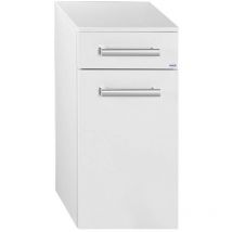 Vega - Schrank mit Korb, 40x78x31 cm, weiß VG078 - Aqualine