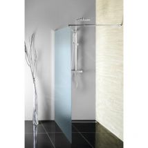 Aqualine - Walk-In - Paroi de douche 1000x1900 mm, verre brick WI100