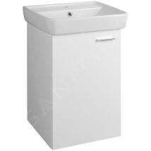 Aqualine - Zoja - Lavabo 415x630x370 mm, 1 porte, l/p, blanc 56372