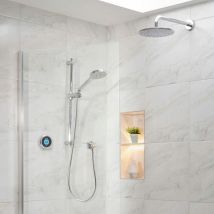 Aqualisa Showers - Aqualisa Optic q Smart Shower Concealed Adjustable Head And Fixed Head Gravity