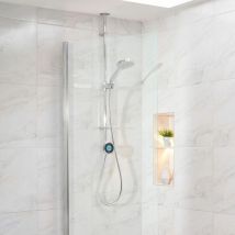 Aqualisa Showers - Aqualisa Optic q Smart Shower Exposed Adjustable Head High Pressure/Combination