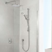 Aqualisa Showers - Aqualisa Visage q Thermostatic Smart Shower Concealed Adjustable Fixed Heads
