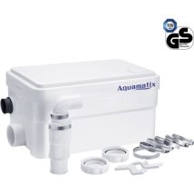 Duscha - Pompa Doccia Silenziosa Per Sanitari, 250 W, Pompa Di Scarico Compatta Per Docce, Lavelli, Vasche Da Bagno, 2 Ingressi Con Filtro A Carbone -