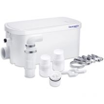 Aquamatix - Pompa Doccia 250W Pompa Sanitaria 8m Distanza di pompaggio verticale 100L/min per docce, lavandini 2 ingressi