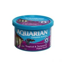 Aquarian Tropical Fish Flakes 50g Large PK6 - 5006