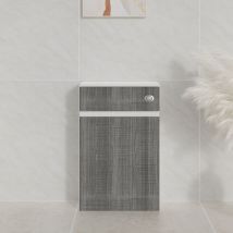 500mm Back to Wall BTW Bathroom Toilet WC Unit Bathroom Ash