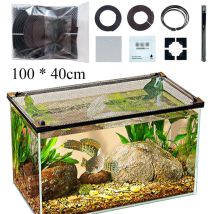 Aquariumabdeckung Mesh Anti-sprungnetz, Abdeckung Mit Netz, Magnetschutznetz, 100 X 40cm