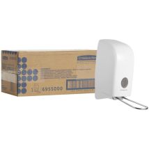Kimberly Clark Aquarius Dispenser Professionale Di Detergente Per Mani 6955, Per Flaconi Di Sapone Da 1 Litro, Leva A Gomito, Fissaggio A Parete, 