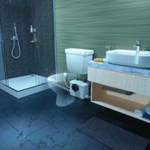 Aquassistances - Aquasani 3 - Broyeur sanitaire pour wc, douche, lavabo - Fabrication Française