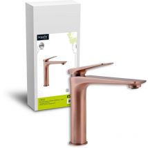 77008 8 Orva - Rubinetto per lavabo, colore: Rame - Aquasu