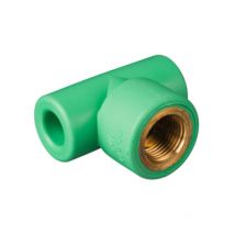 T-Stück f d 40 x 1/2' Messinggewinde 0025018 - Aquatherm