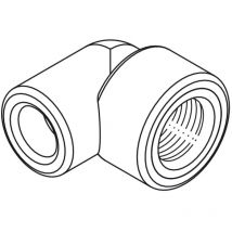 Winkel mit Innengewinde d 32 x 3/4' Messinggewinde 0023016 - Aquatherm
