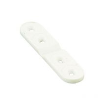 Querre plastique à angle variable - Dimensions : 22 x 95 x 5 - Décor : Blanc Itar