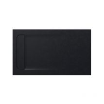 Roca - Receveur de douche extra plat en Stonex Aquos - 1200x700mm - Noir