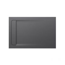 Roca - Receveur de douche extra plat en Stonex Aquos - 1200x800mm - Gris Ardoise