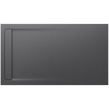 Roca - Receveur de douche extra plat en Stonex Aquos - 1600x1000mm - Gris Ardoise