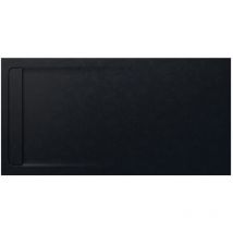 Roca - Receveur de douche extra plat en Stonex Aquos - 2000x1000mm - Noir