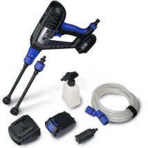 Brico Dea - ar blue clean Hidrolimpiadora de alta presión portátil de batería (18 v) BC250 dss con Dual Speed System