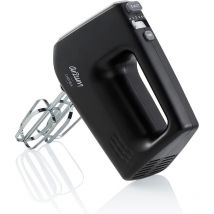 AR1163 Chefmix Mixer, Rührbesen Knethaken, 400-Watt, 5 Geschwindigkeitsstufen plus Turbo Schwarz - Arzum