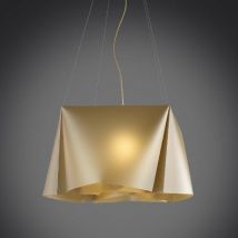 Wanda araña colgante de cinco luces en Polilux Oro diámetro 59x h31 cm