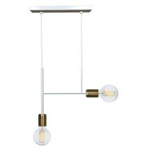 Energy - Araña moderna urban oro blanco satinado 50 cm