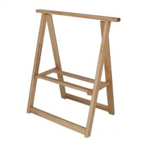 Mueblear - Aranaz Chevalet pliable en bois de hêtre vernis 73 x 65 cm. - Naturel