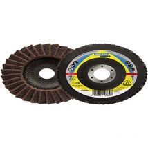Klingspor - 278500 smt 800 Disco de Láminas Abrasivo de Fibra Sintética, Muy Fino, Verde, 125 mm x 22.23 mm