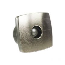 Sapho Cata X-Mart - Ventilateur axial de salle de bains avec X-MART automatique 10H, 15W, conduit 100 mm, acier inoxydable