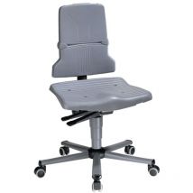 Arbeitsstuhl 9823-1000 Sintec 2 grau Sitzhöhe 430-580 mm mit Rollen - Bimos