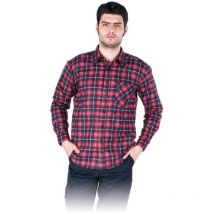 Arbeitshemd Flanellhemd rot/blau Gr. xxl