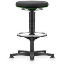 Drehhocker Stoffsitz Sitzhöhe 530 - 750 Mm Mit Gleiter Und Fußring - Bimos