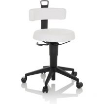 Arbeitshocker / Balancestuhl Top Work Flex Pu Weiß Hjh Office