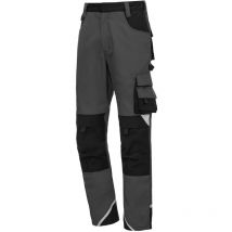Arbeitshose Lang Motion Tex Plus 7612 Grau / Schwarz Gr. 94 Nitras