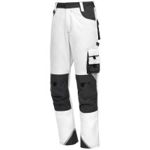 Arbeitshose Lang Motion Tex Plus 7613 Weiß / Grau Gr. 27 Nitras