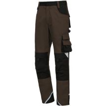 Arbeitshose Lang Motion Tex Plus 7617 Braun / Schwarz Gr. 68 Nitras