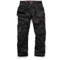 Arbeitshose mit Holstertaschen„Trade“, schwarz Größe 94 lang