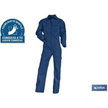 Arbeitsoverall mit sechs Taschen, Modell "Tesla", Größe L, 65 % Polyester und 35 % Baumwolle, Marineblau