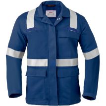 Arbeitsjacke 5 Safety, Marine, 80/19/1% Bw/pol/karbon, 280 G/m², Gr. 58