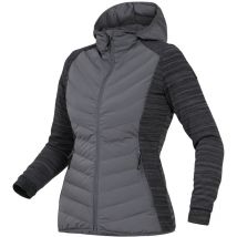 Leibwächter Hybridjacke Damen cadhyj Gr. 50 grau