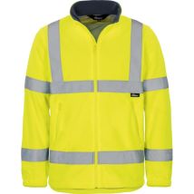Triuso Vizwell Warnschutz-polar-fleecejacke Vwfc13 Gr. M Leuchtgelb