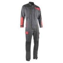 LMA Sesam-Overall Dunkelgrau/Schwarz/Rot T.5 – Robuster Arbeitsanzug für Industrie und Handwerk